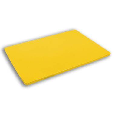 Skærebræt med fødder 30x20 cm polyethylen gul