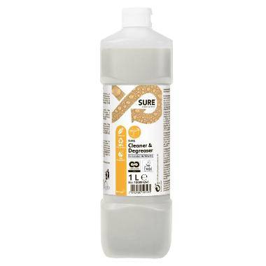 Grundreng&oslash;ring SURE Cleaner&Degreaser Plantebaseret uden Parfume 1 ltr