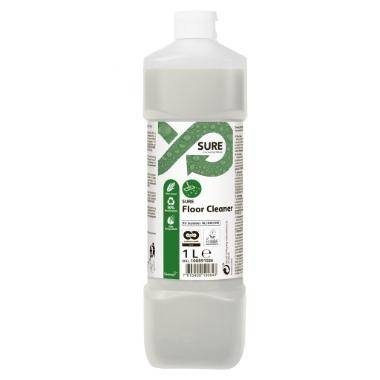 Gulvreng&oslash;ring SURE FloorCleaner Plantebaseret Lavtskummende uden Parfume 1 ltr