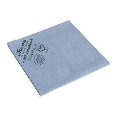 Klud r-MicronQuick  40x38 cm Microfiber Blå 70% genbrugsplast, 5 stk