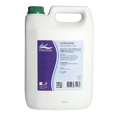 Pristine skumsæbe uden Farve/Parfume til påfyldning af dispenser 5 ltr