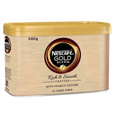 6 stk. Nescafé Instant Kaffe Gold Blend, Dåse 500G