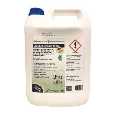 Prime Source Mild ULTRA universalrengøring Svanemærket 5 liter