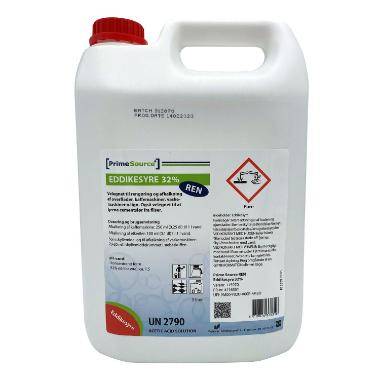 Prime Source REN eddikesyre 32% til afkalkning 5 liter
