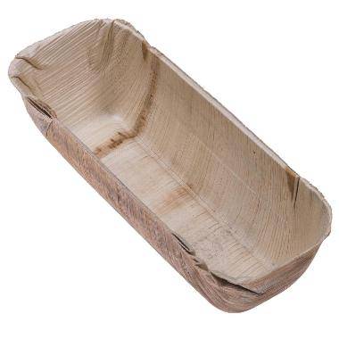 Sk&aring;l 185x85x45 mm Firkant Bionedbrydelig Palmeblad