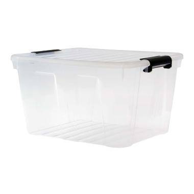 Plastkasse Home BOX 31 liter 45,6x35,9x25,1cm med låg
