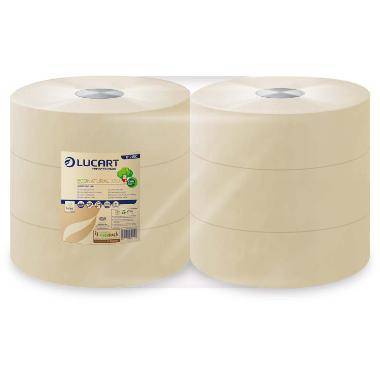 Toiletpapir EcoNatural Jumbo 2-lag 350 m Genbrug