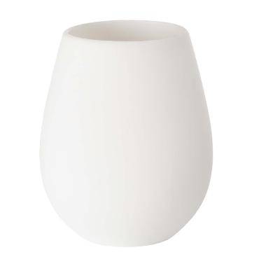 Duni Tropical LED lysestage 85x103mm silikone hvid