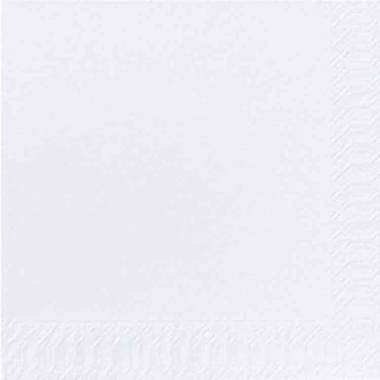 Serviet Duni 33x33 cm 2-lag Hvid