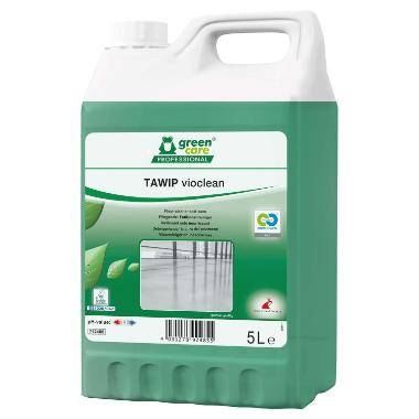 Vaskepleje TAWIP Vioclean uden Voks Blomsterm&aelig;rket med Parfume 5 ltr Gr&oslash;n