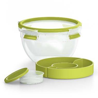 Tefal MasterSeal TO GO salat bowl XL BPA-fri grøn