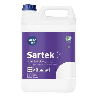Grundreng&oslash;ring Kiilto Sartek 2 Svane u parfume til olie/fedt i v&aelig;rksteder 5 ltr