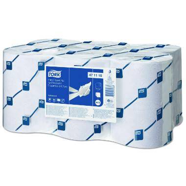 H&aring;ndkl&aelig;derulle Tork H13 2-lag 24.7 cm x143 m Hvid