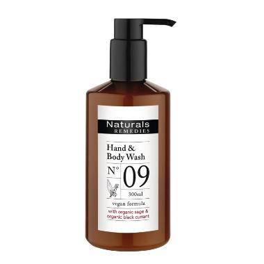 Naturals Remedies No.09 hand & body wash med pumpe 300ml