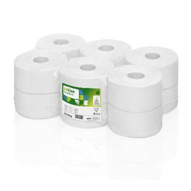 Toiletpapir Satino Comfort Jumbo Mini 2-lag Ø18cm 180 m hvid