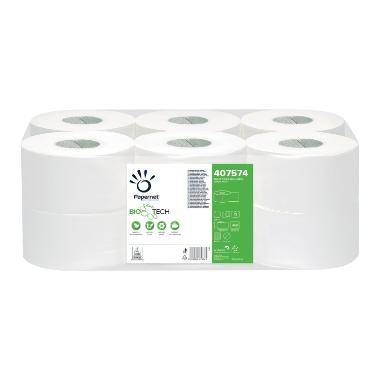 Papernet Toiletpapir Jumbo Mini 2-lags 140m med Bio Tech teknologi