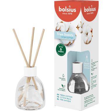 Duftepinde diffuser Bolsius med duft af frisk bomuld 60ml