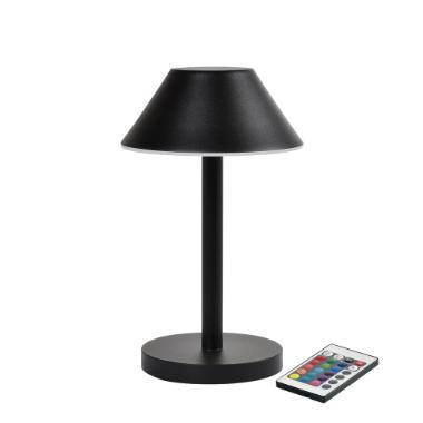 Zelda Midi LED lampe Ø12xH21.5cm med fjernbetjening sort