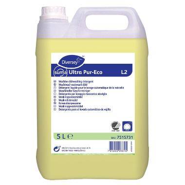Maskinopvask Flydende Suma Ultra Pur-Eco L2 Svanem&aelig;rket til Bl&oslash;dt vand 5 ltr