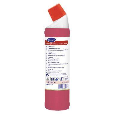 Toiletrens Sani Clonet Pur-Eco W4f Sur med Farve/Parfume 750 ml R&oslash;d