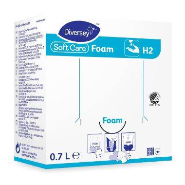 Skums&aelig;be Soft Care Foam H2 med Parfume til Soft Care dispenser 700 ml
