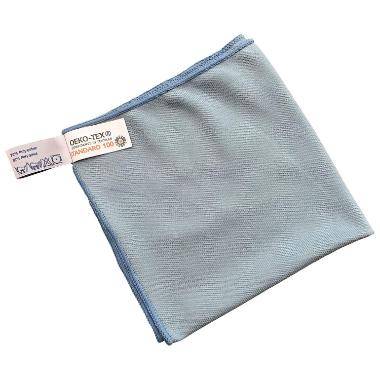 Klud 40x40 cm Microfiber til Glasreng&oslash;ring Bl&aring;