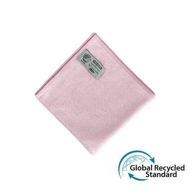 Klud 32x32 cm Microfiber Strikket Svanemærket Rød, 10 stk