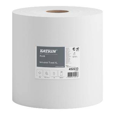Aft&oslash;rringsrulle Katrin Plus Industrirulle XL 1200 1-lag 32 cm x1110 m