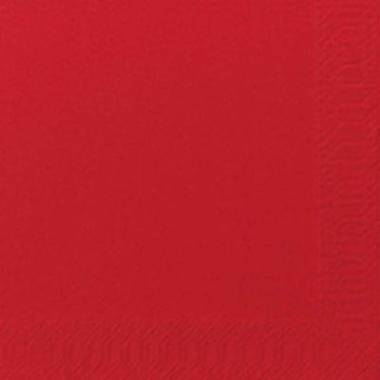 Serviet Duni 24x24 cm 3-lag R&oslash;d