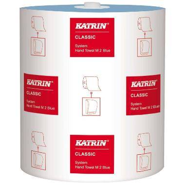 Katrin System M2 aft&oslash;rringspapir 2-lags 21cmx130m 460263 bl&aring;