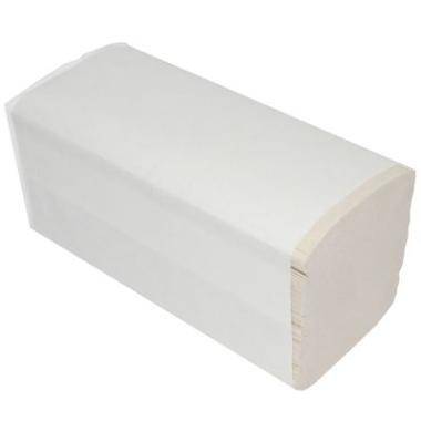 H&aring;ndkl&aelig;deark Neutral ZZ-fold 2-lag 23x25 cm Natur