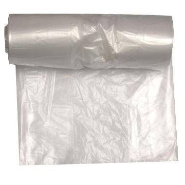 Spandepose med fals 600x600mm 40 liter 16my LDPE klar