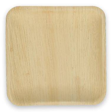 Verive palmeblad tallerken 18x18 cm natur