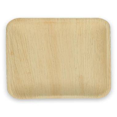 Verive palmeblad tallerken 24x16 cm natur