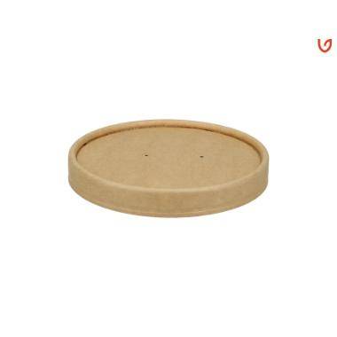 Verive rundt låg til salatskål Ø15cm Pap/PLA brun