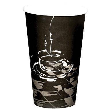 Kaffebæger pap 40cl Single Wall Coffee Cup brun