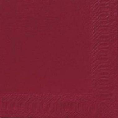 Serviet Duni 33x33 cm 3-lag Bordeaux 125 stk