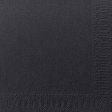 Serviet Duni 24x24 cm 3-lag Sort