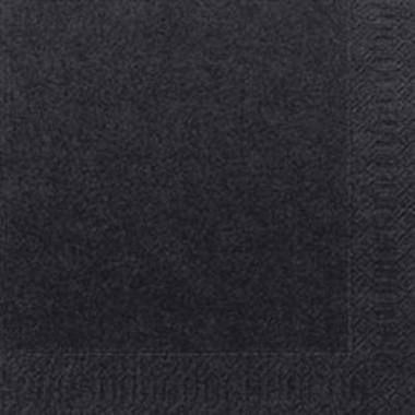 Serviet Duni 33x33 cm 3-lag Sort
