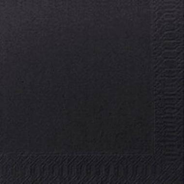 Serviet Duni 24x24 cm 2-lag Sort