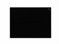 Naga glastavle magnetisk 60x80cm sort