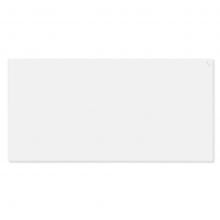 Naga glastavle magnetisk 200x100cm Pure White