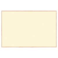 Naga whiteboardtavle 58,5x38,5cm med ramme i egetr&aelig;slook gul