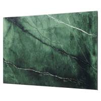 Naga magnetisk st&aring;l opslagstavle 90x60cm marmorlook gr&oslash;n
