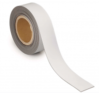Magnetbånd magnetisk og skrivbart 30mmx10meter hvid