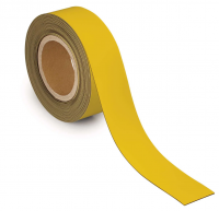 Magnetbånd magnetisk og skrivbart 30mmx10meter gul