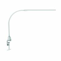 MAULpirro LED skrivebordslampe med bordklemme hvid