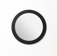 Naga magnetisk cirkel spejl Ø50cm med sort kant