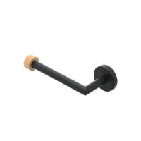 Estia toiletrulleholder i sort med bambus