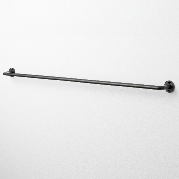 Håndklædestang i metal 60cm sort